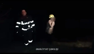 Gecə əməliyyatı: FHN Şəkidə köməksiz qalan iki nəfəri xilas etdi