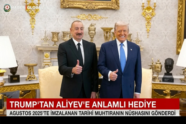 "Haber Global": Trampdan Əliyevə anlamlı hədiyyə - VİDEO