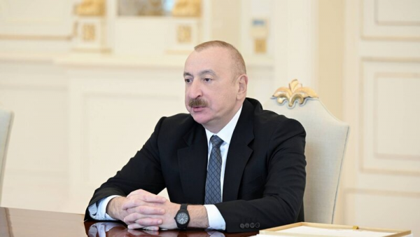İlham Əliyev konfrans iştirakçılarına müraciət ünvanladı