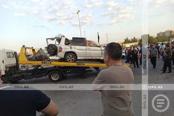Bakıda ağır qəza: Hərbçi öldü