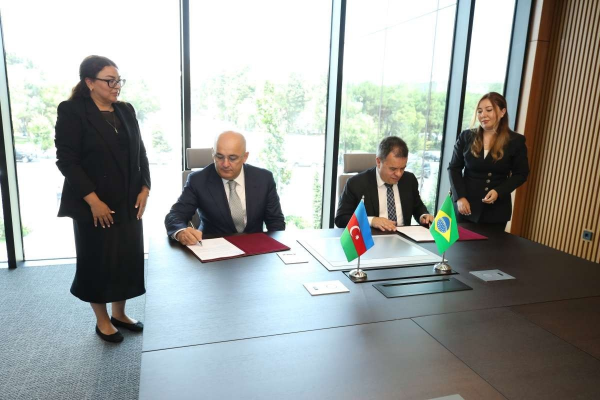 Azərbaycan və Braziliya gömrük xidmətləri arasında əməkdaşlıq planı imzalanıb